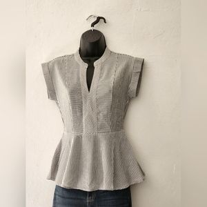 Monteau striped shirt NWOT